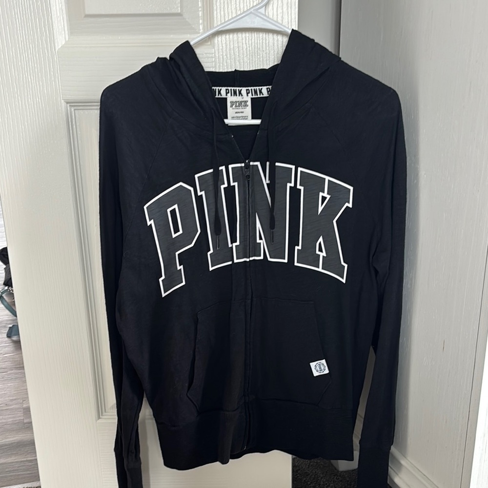 Victoria’s Secret Pink zip up hoodie M